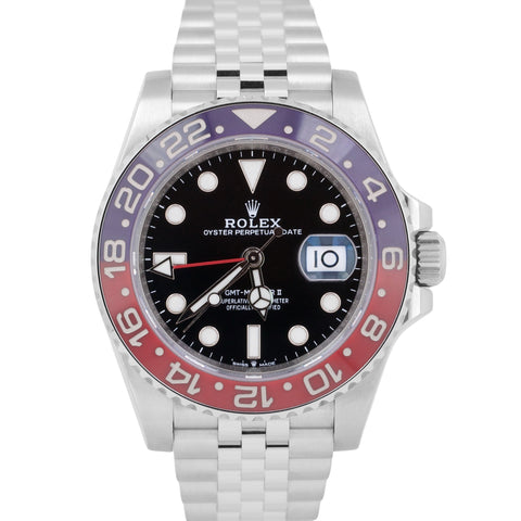 MINT NEW PAPERS Rolex GMT-Master II 126710 BLRO PEPSI Red Blue JUBILEE 40mm BOX