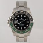 NEW 2024 Rolex GMT-Master II Sprite Green Black LEFTY Steel Watch 126720 VTNR