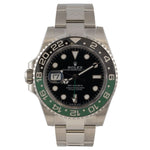 NEW 2024 Rolex GMT-Master II Sprite Green Black LEFTY Steel Watch 126720 VTNR