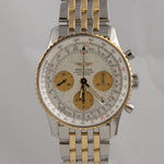 Breitling Navitimer Date Stainless Steel & 18k Gold 42mm D23322 BOX + PAPERS