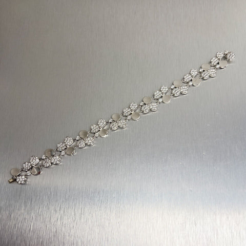 Tiffany & Co. Paper Flowers Platinum 950 Diamond Bracelet 6.75" BOX RET$45,000