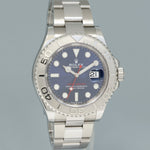 MINT 2022 Rolex Yacht-Master 126622 Steel 40mm Platinum Blue Dial Watch Box