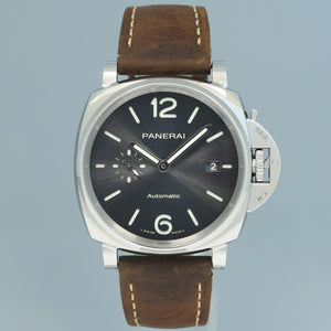 2021 PAPERS Panerai Luminor Due PAM00904 Grey 42mm Steel Automatic Dive Watch