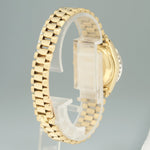 RARE STELLA DIAL Vintage Ladies Rolex President 26mm 6913 18k Gold Diamond Watch Box