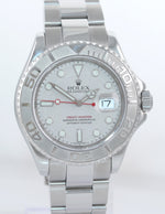 2009 MINT Rolex Yacht-Master 16622 Steel Platinum Bezel Oyster 40mm Watch Box