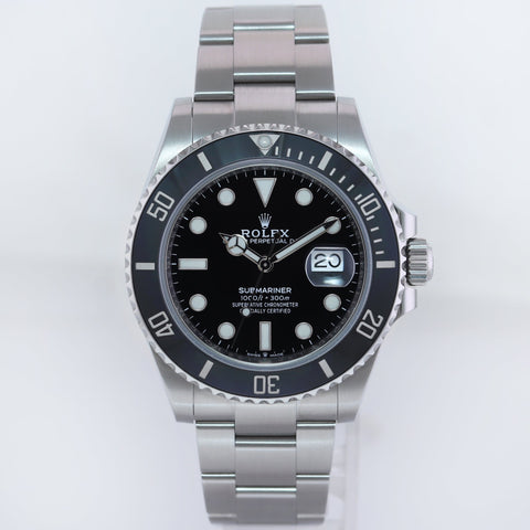2022 MINT Rolex Submariner 41mm Steel Black Ceramic 126610 Watch Box