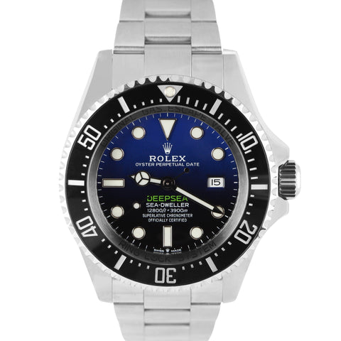 2021 PAPERS Rolex Sea-Dweller Deepsea JAMES CAMERON Blue 44mm 126660 Watch BOX