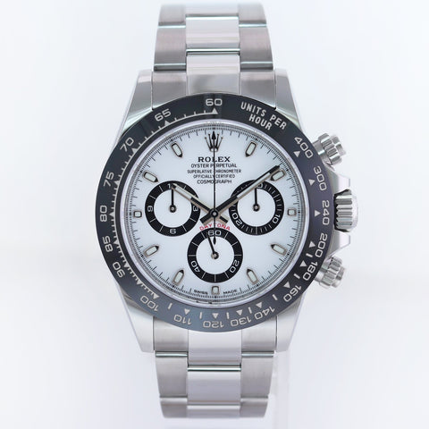 2023 BRAND NEW PAPERS Rolex Daytona 116500LN White Ceramic Panda Watch Box