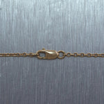 18k Yellow Gold 5 Station 0.50ctw Diamond Dangle 18" Necklace