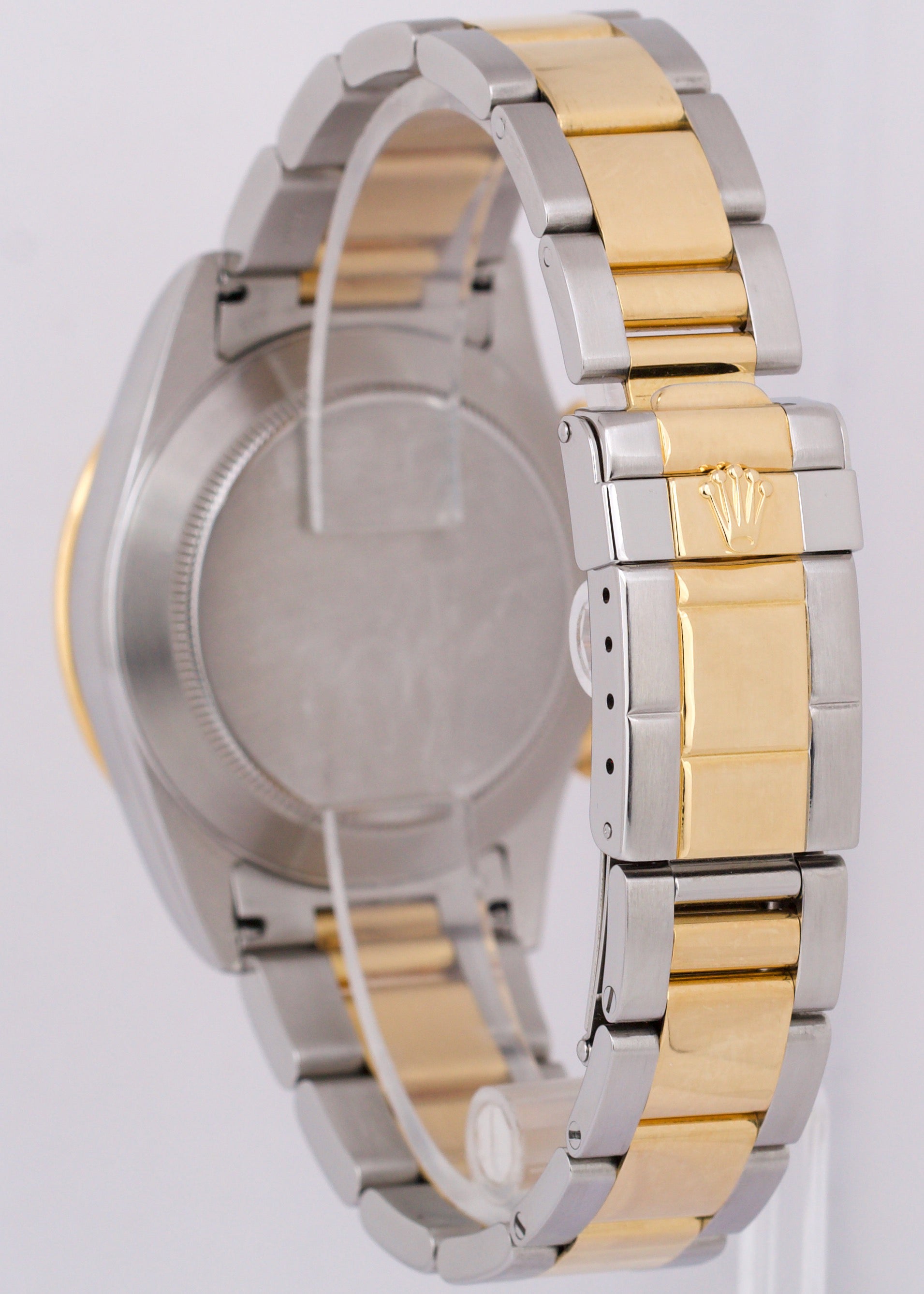 Rolex Daytona Cosmograph SLATE Rhodium 18K Yellow Gold Stainless Watch 16523