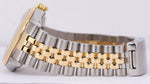 Rolex DateJust 36mm MOP DIAMOND PAVE ROMAN 18K Gold Stainless Steel Watch 16233