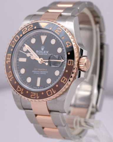 2022 Rolex GMT-Master II 18K Rose Gold ROOT BEER Brown 126711 CHNR 40mm Watch