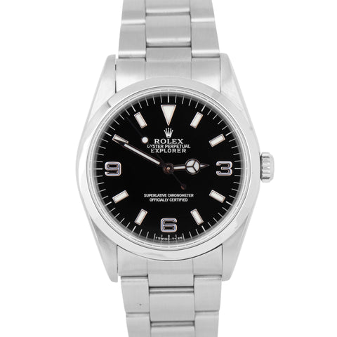 MINT TRITINOVA 1997 Rolex Explorer I 36mm 14270 Stainless Oyster 3-6-9 Watch