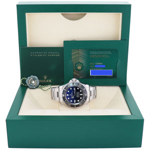2020 NEW PAPERS Rolex Sea-Dweller Deepsea James Cameron Blue 126660 44mm Watch