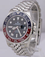 PAPERS Rolex GMT-Master II 126710 BLRO PEPSI Red Blue Steel JUBILEE 40mm BOX