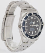 PAPERS Rolex Sea-Dweller 16600 Automatic 40mm Stainless Steel Black Watch BOX