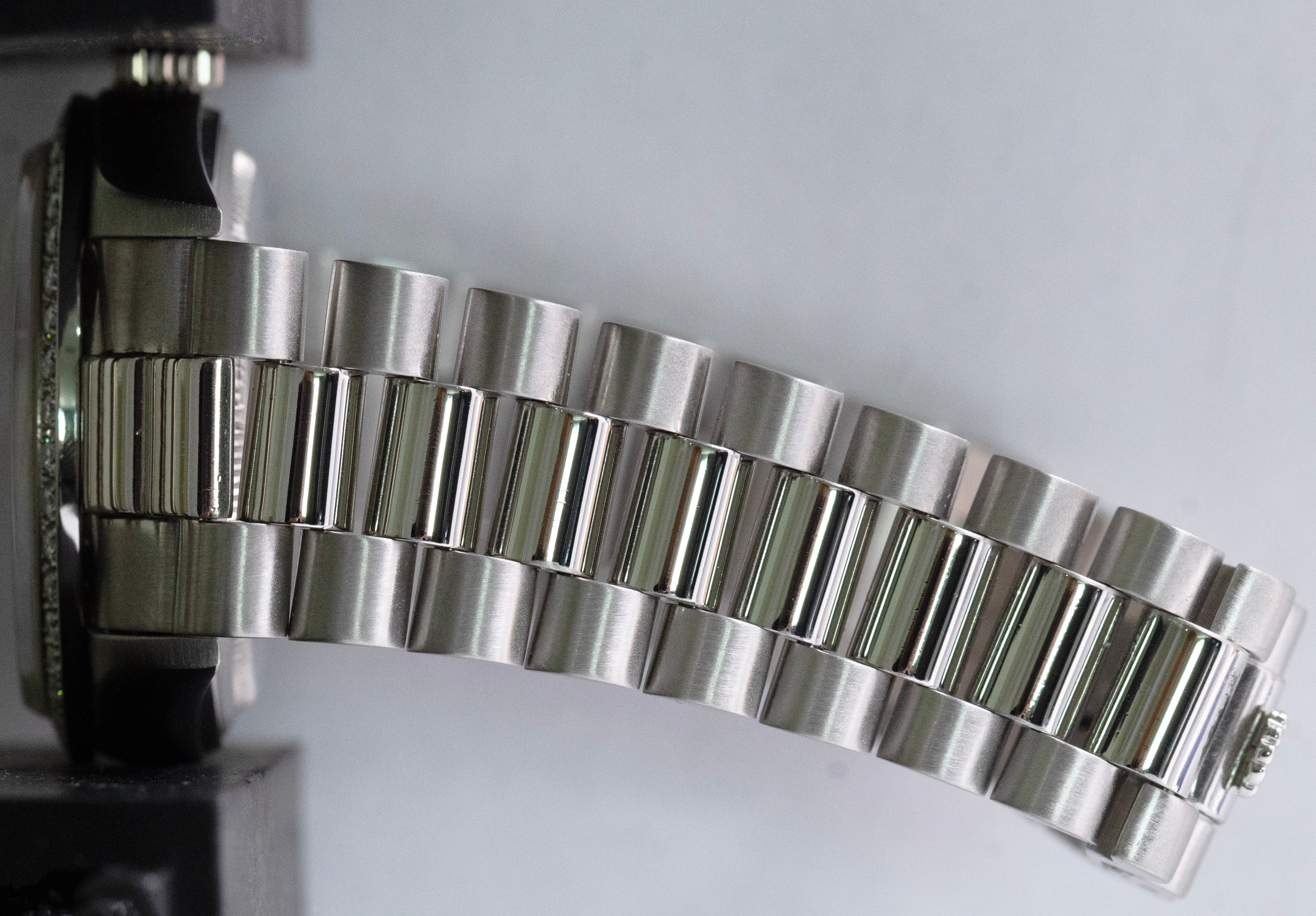 Rolex Day-Date President FACTORY DIAMOND Bezel 36mm 950 Platinum Watch 18046 A