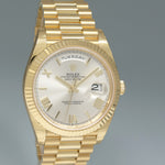 2023 NEW STICKERS Rolex Day-Date 40 President 228238 Silver Roman Gold Watch Box