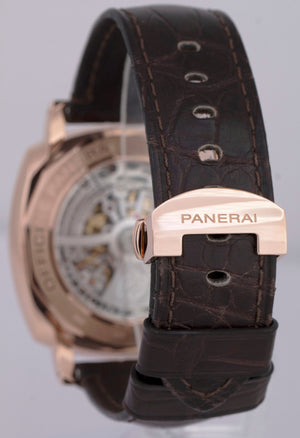 MINT PAPERS Panerai Radiomir PAM00624 45mm 10 Days GMT Oro Rosso 18K Watch BOX