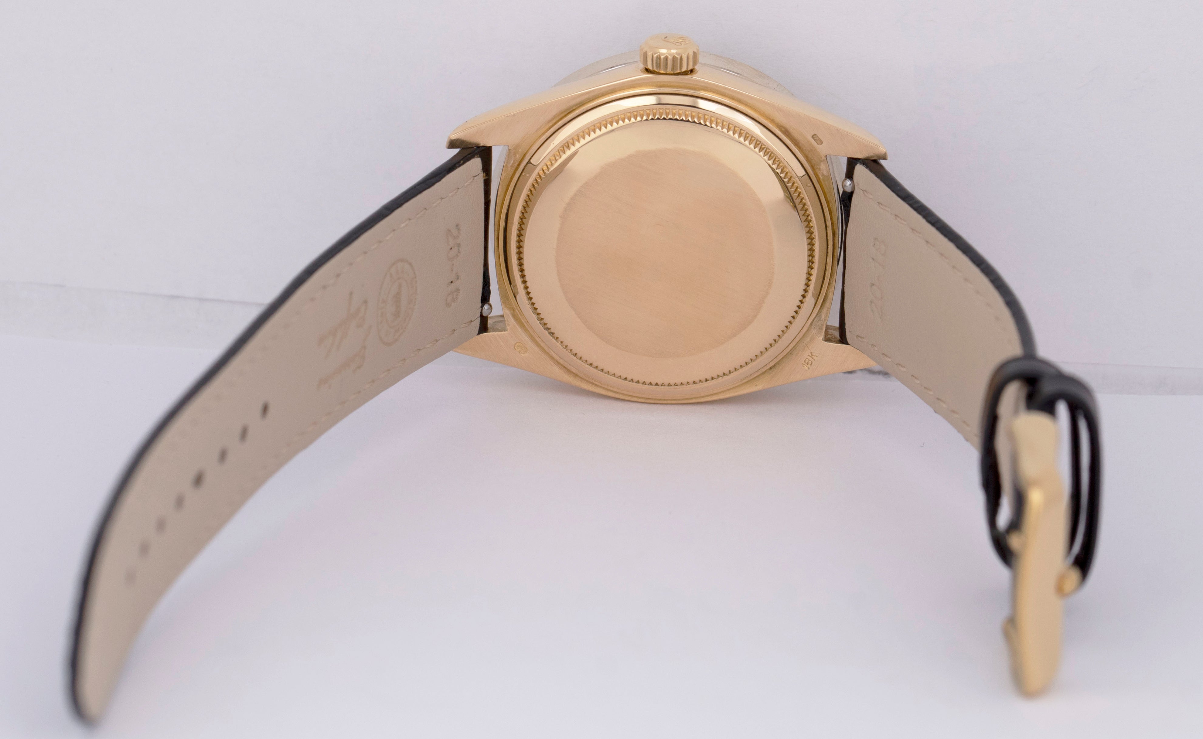 VINTAGE 1978 Rolex Day-Date President Pie-Pan 36mm Diamond 18K Gold 1803 Watch