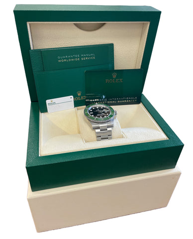2023 PAPERS Rolex Submariner 41 Date GREEN KERMIT Stainless 41mm 126610 LV BOX