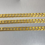 14k Yellow Gold Cuban Curb Link 8.50mm Chain Necklace 26.5" 104.8g HEAVY ITALY