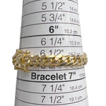 14k Yellow Gold Miami Cuban Link 8.15mm Bracelet 7.00" 36.7g w/ Hidden Box Clasp