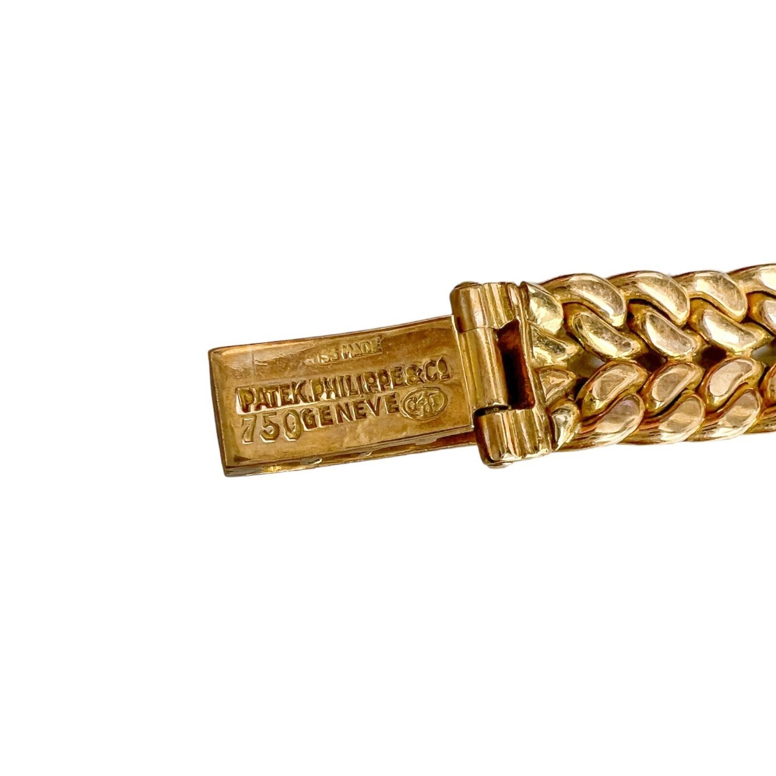 Patek Philippe 1289 Case & Bracelet / Longines 5LN Movement 18k Gold 20mm Watch