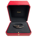 Cartier Juste un Clou Small Model 18k Rose Gold Bangle Bracelet Size 15 w/ BOX