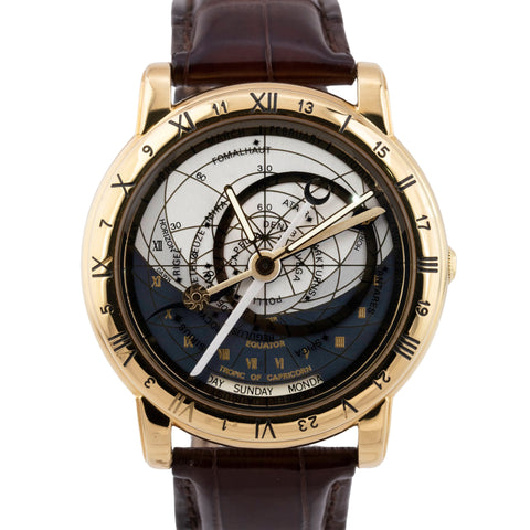 MINT Ulysse Nardin Astrolabium 40mm 18K Yellow Gold Galileo Galilei Watch 991-77