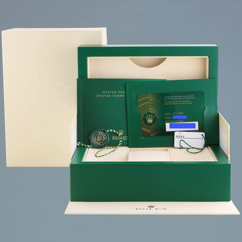 2024 NEW PAPERS Rolex Oyster 277200 Perpetual 31mm CELEBRATION BLUE Watch Box