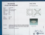Princess Cut 1.02ct EGL Platinum Diamond Halo 1.82ctw Engagement Ring t1