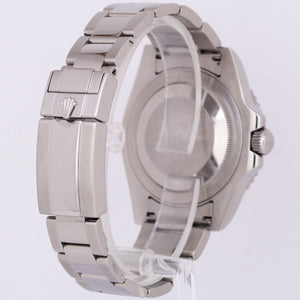 MINT PAPERS Rolex GMT-Master II Black 40mm Ceramic Steel Watch 116710 LN BOX