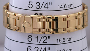 Rolex DateJust Pearlmaster 18K Yellow Gold White Roman DIAMOND 29mm 80138 Watch