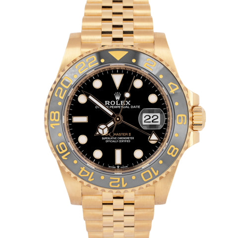 NEW 2024 PAPERS Rolex GMT-Master II 18K GOLD Jubilee 40mm 126718 GRNR BOX