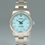 2022 MINT Rolex Oyster 277200 Perpetual 31mm Tiffany BLUE Watch Box