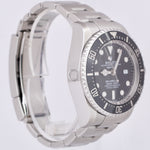 MINT 2022 Rolex Sea-Dweller Deepsea 126660 Black Stainless Steel 44mm Dive Watch