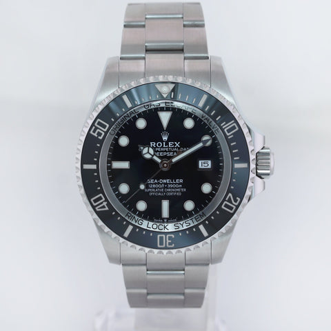 NEW 2021 PAPERS Rolex Sea-Dweller Deepsea Black 126660 44mm Steel Watch Box