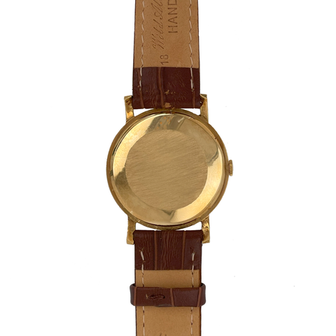 Vintage International Watch Co. Schaffhausen Yellow Gold Case 34mm Watch - 7.75"