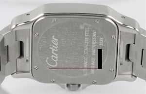Cartier Santos Galbee XL Stainless Steel White Roman 32mm 2823 W20098D6 Watch