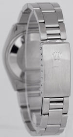 PAPERS Rolex Oyster Perpetual Air-King Precision Silver 34mm Watch 5500 BOX