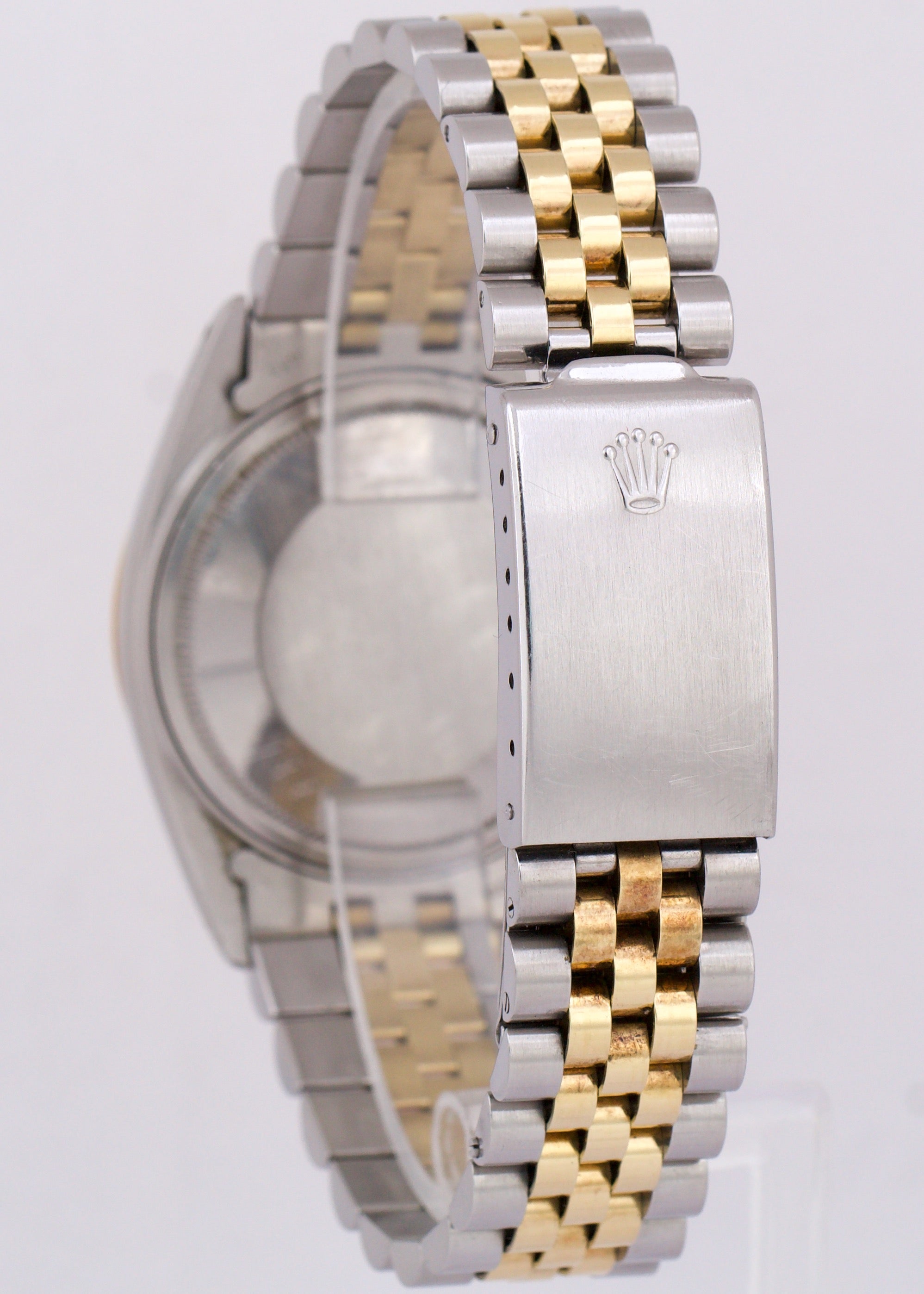 Rolex DateJust 36mm Two-Tone SIMGA DIAL Champagne Gold Steel JUBILEE Watch 1601