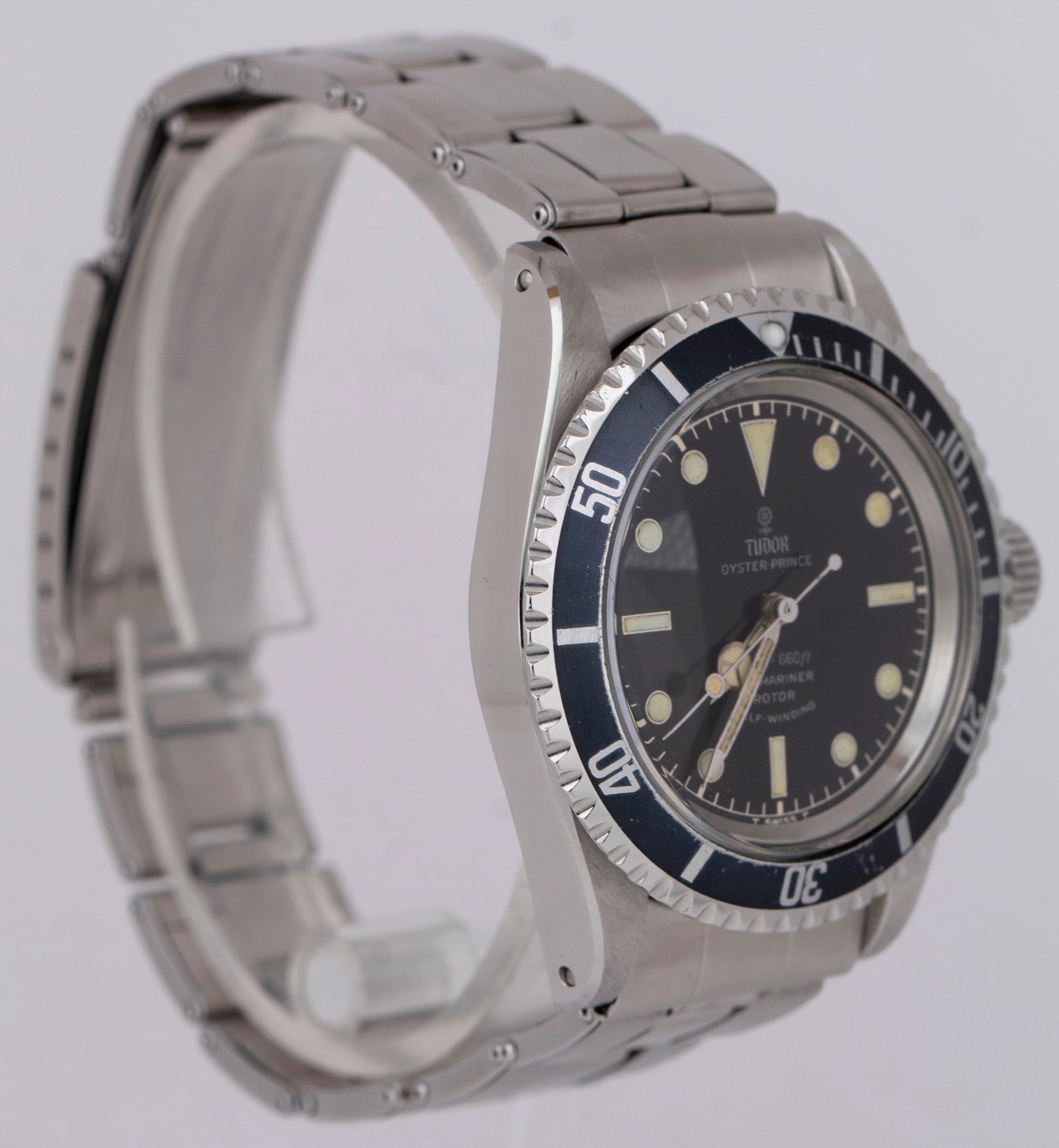 1965 Tudor Oyster Prince Submariner Stainless Steel MK5 Patina Dive Watch 7928