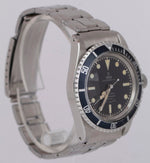 1965 Tudor Oyster Prince Submariner Stainless Steel MK5 Patina Dive Watch 7928