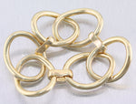 Roberto Coin 53.10g 18k Yellow Gold Wide Oval Link Bracelet
