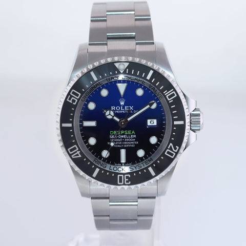 2022 NEW PAPERS Rolex Sea-Dweller Deepsea James Cameron Blue 126660 44mm Watch