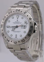 UNPOLISHED Rolex Explorer II White Stainless Steel Oyster 40mm 16570 Watch