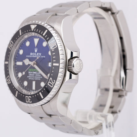MINT Rolex Sea-Dweller Deepsea JAMES CAMERON Blue Black Stainless 44mm 126660