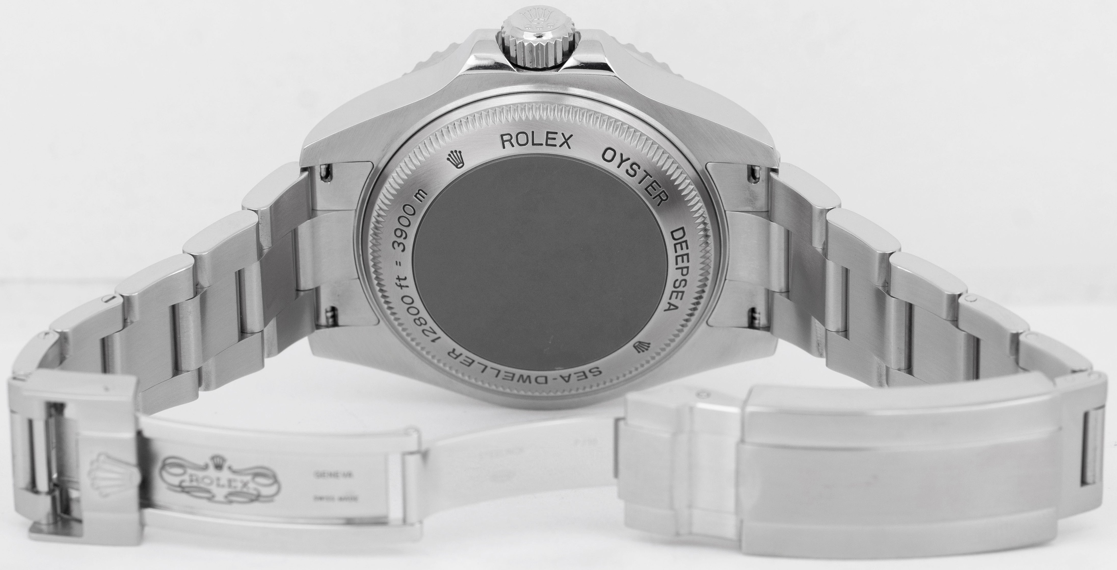 MINT 2023 RSC Rolex Sea-Dweller Deepsea 44mm Black Ceramic Watch 116660 BOX