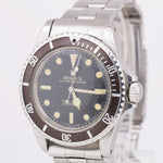 VINTAGE 1966 Rolex Submariner BART SIMPSON Stainless Steel GILT Black Watch 5513